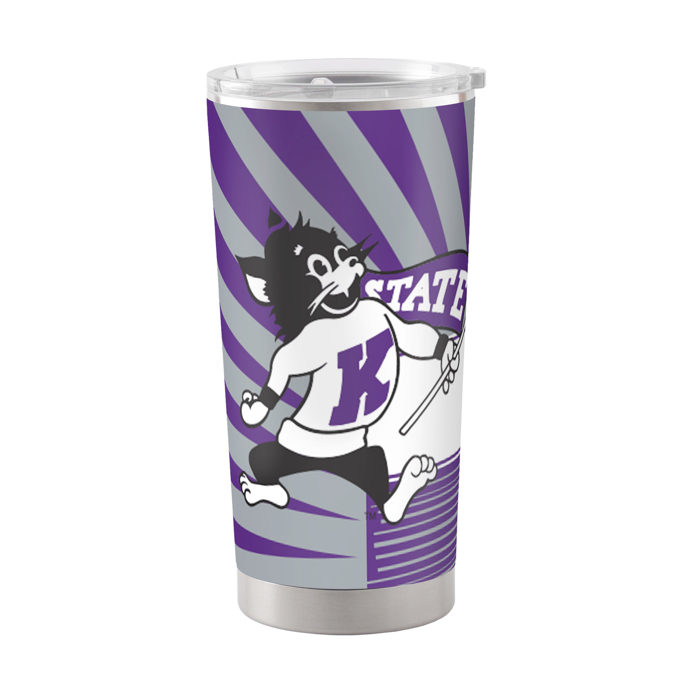 Kansas State 20oz Mascot Stainless Tumbler