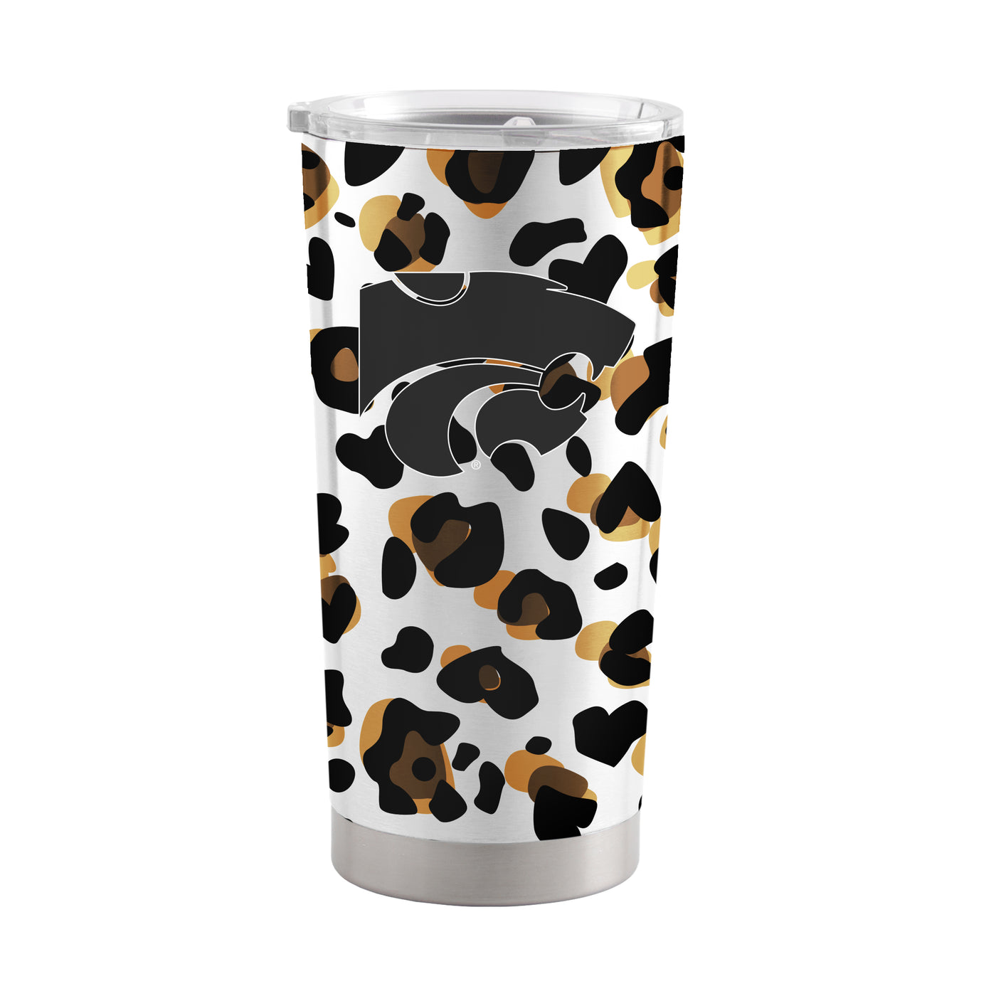 Kansas State 20oz Neutral Leopard Stainless Steel Tumbler