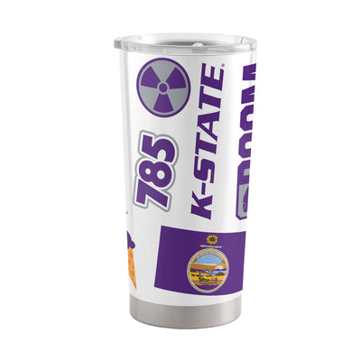 Kansas State 20oz Native Stainless Tumbler