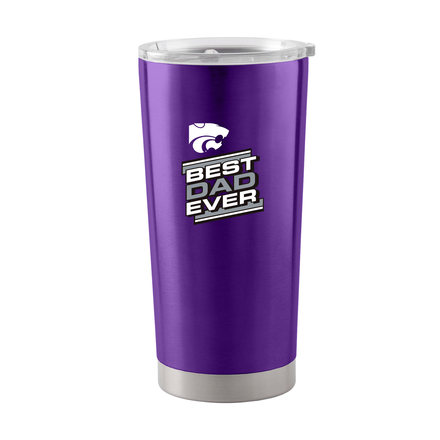 KS State 20oz Best Dad Ever Stainless Tumbler