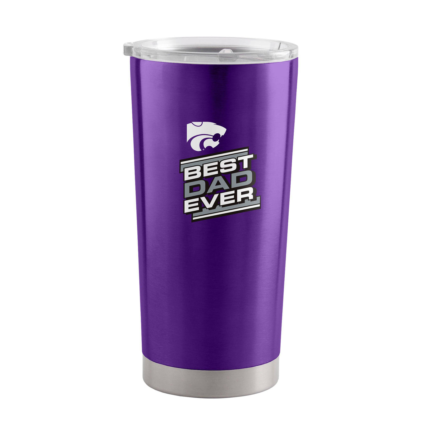 KS State 20oz Best Dad Ever Stainless Tumbler