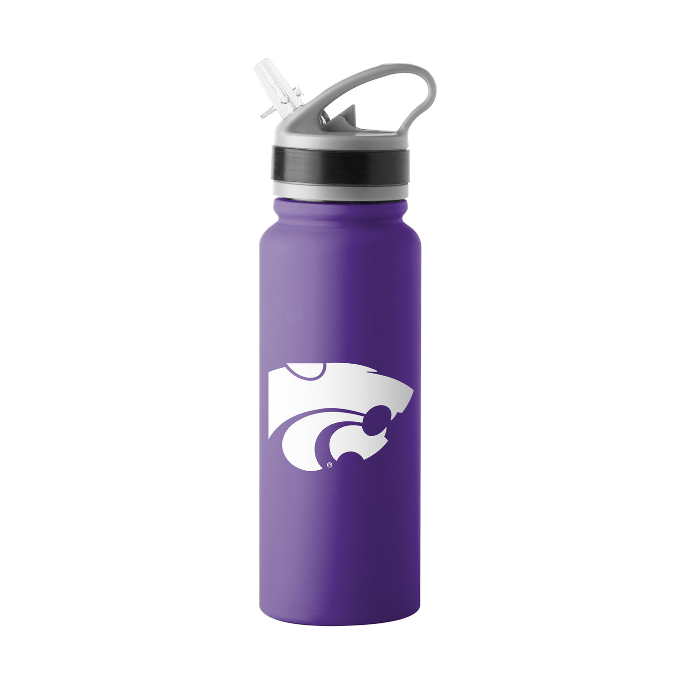 Kansas State 25oz Logo Single Wall Flip Top Bottle