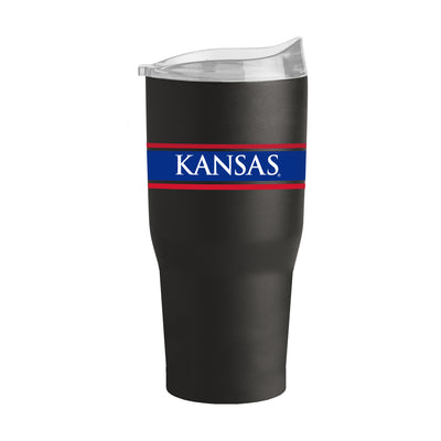 30oz Kansas State Powdercoat Stripe Tumbler