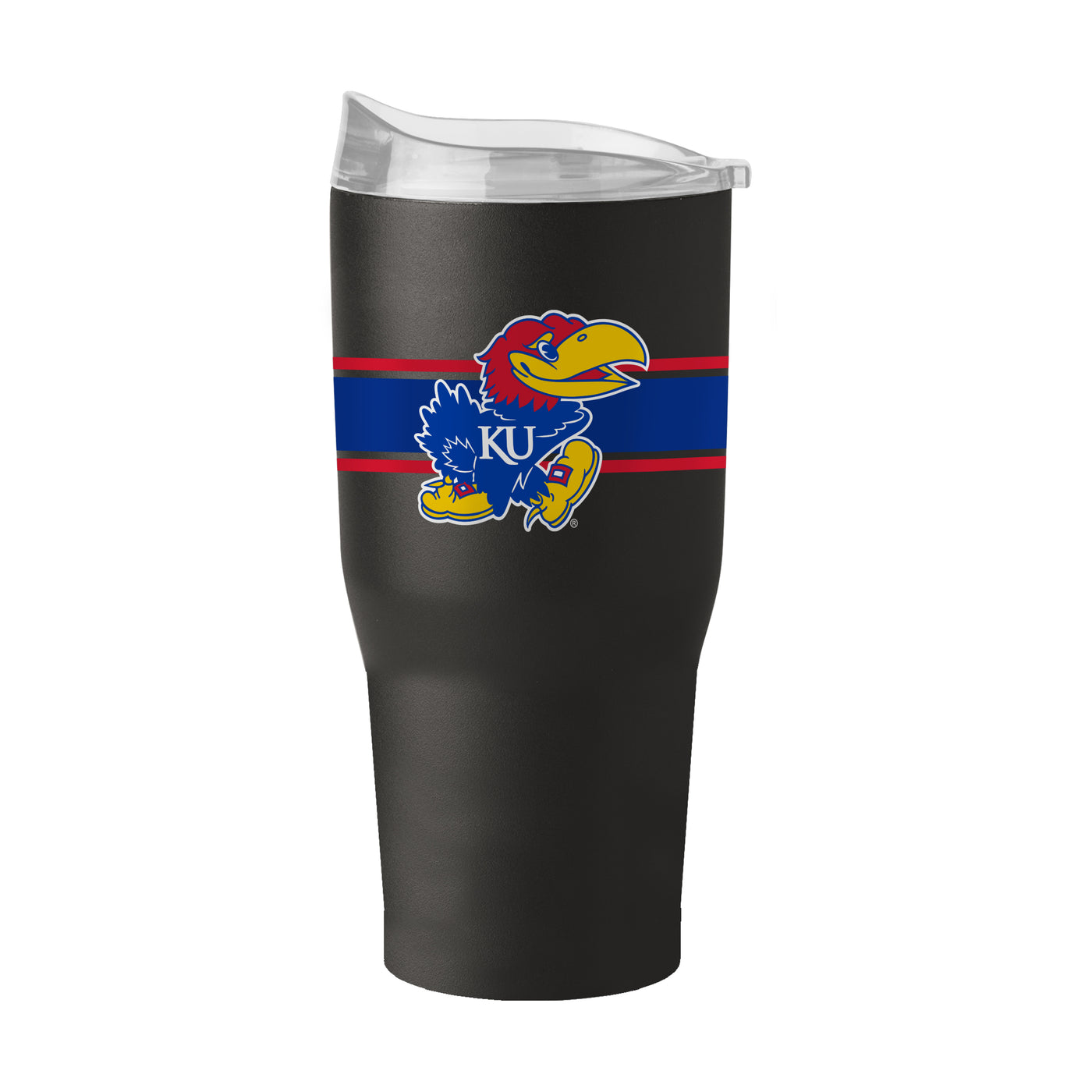30oz Kansas State Powdercoat Stripe Tumbler