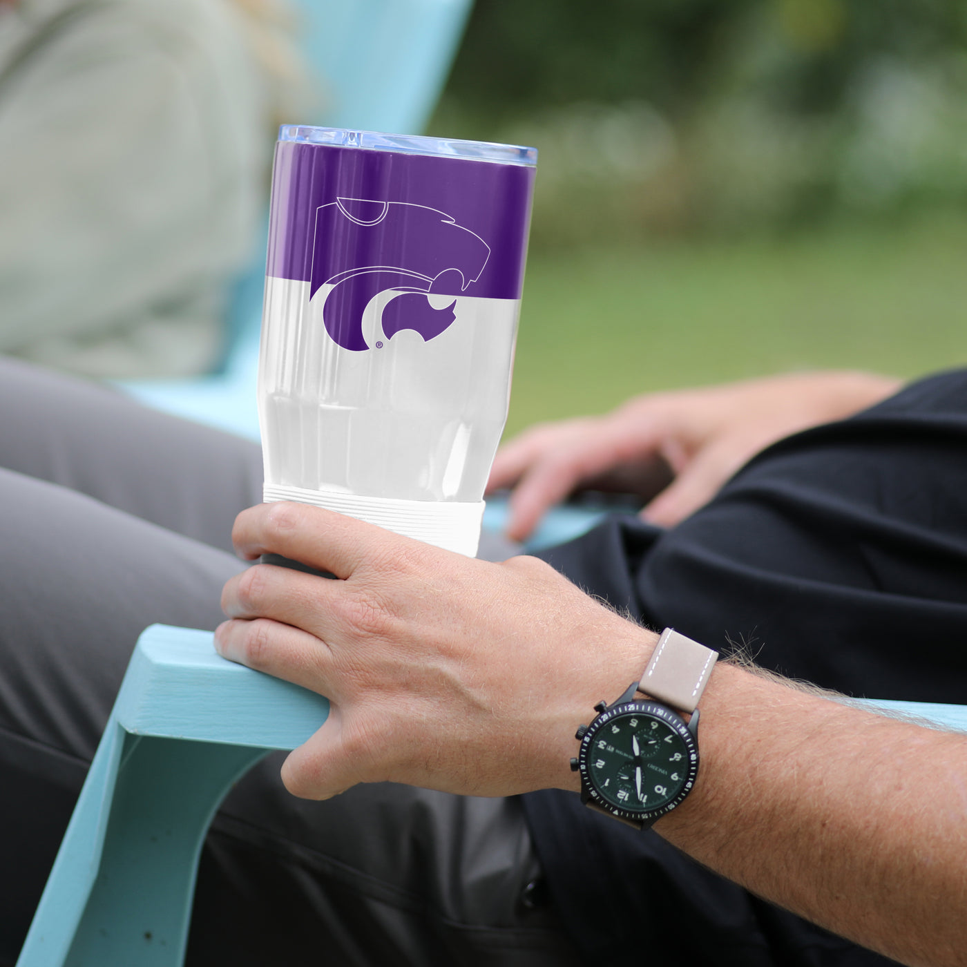 Kansas State 30oz Colorblock Stainless Steel Tumbler
