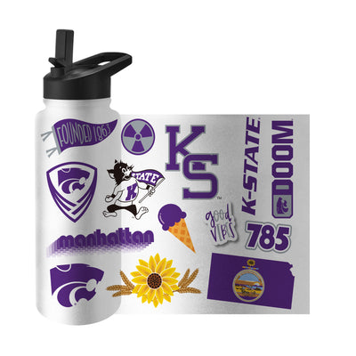 Kansas State 34oz Native Quencher Bottle
