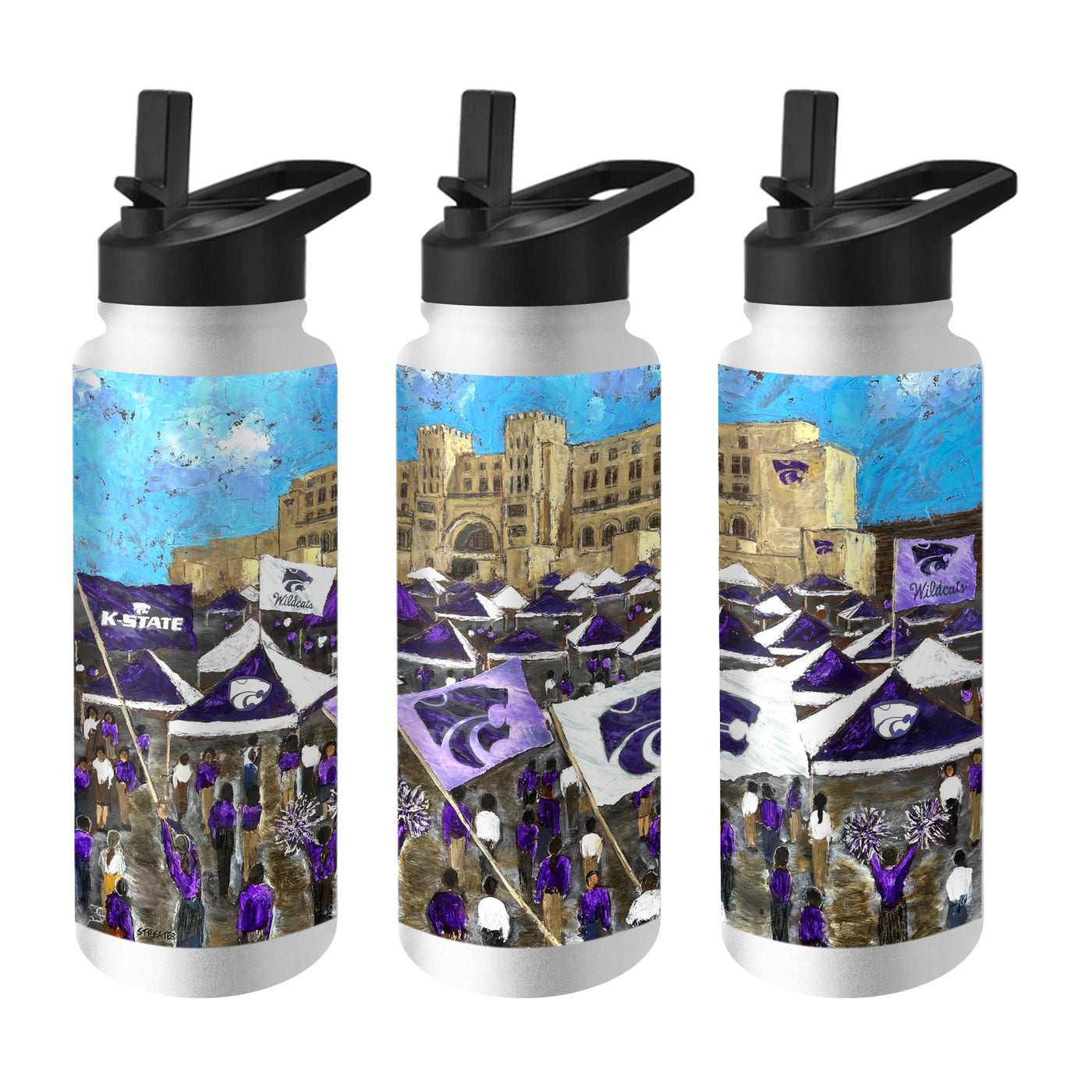 Kansas State 34oz Collector Quencher Bottle