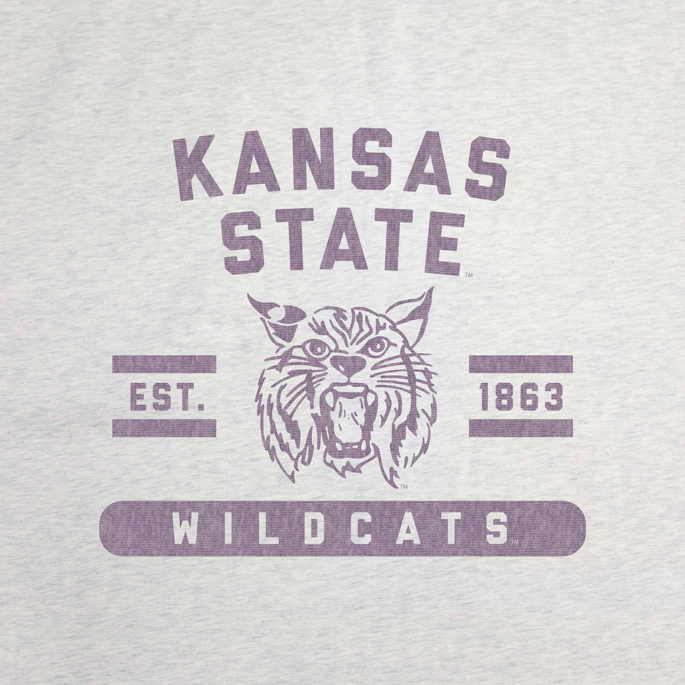 Kansas State Vault Sublimated Sweatshirt Blanket