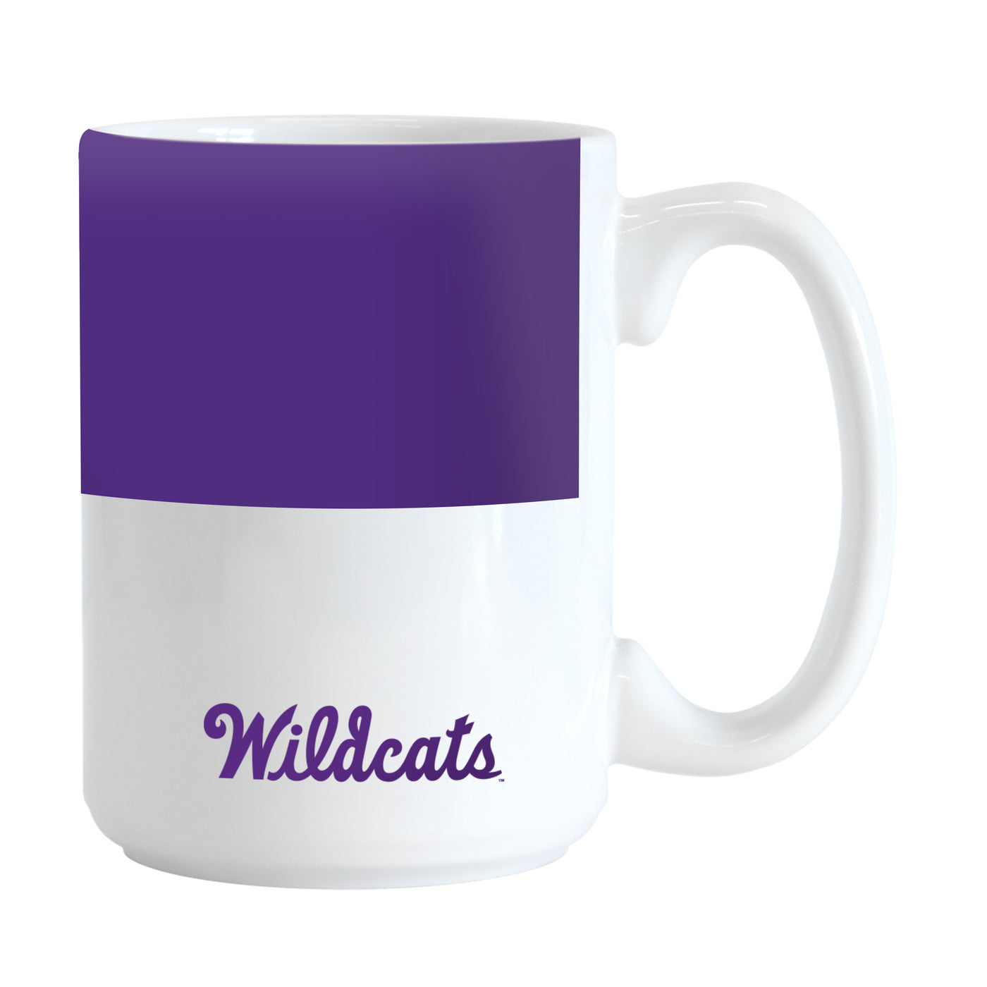Kansas State Vault 15oz Colorblock Sublimated Mug
