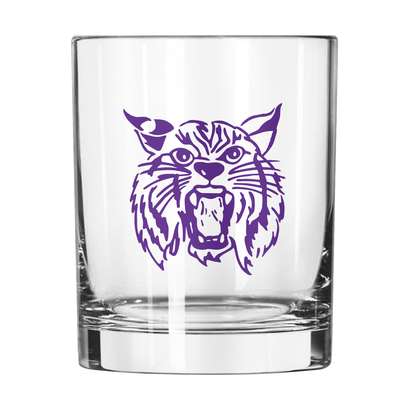 Kansas State Vault 14oz Gameday Rocks Glass