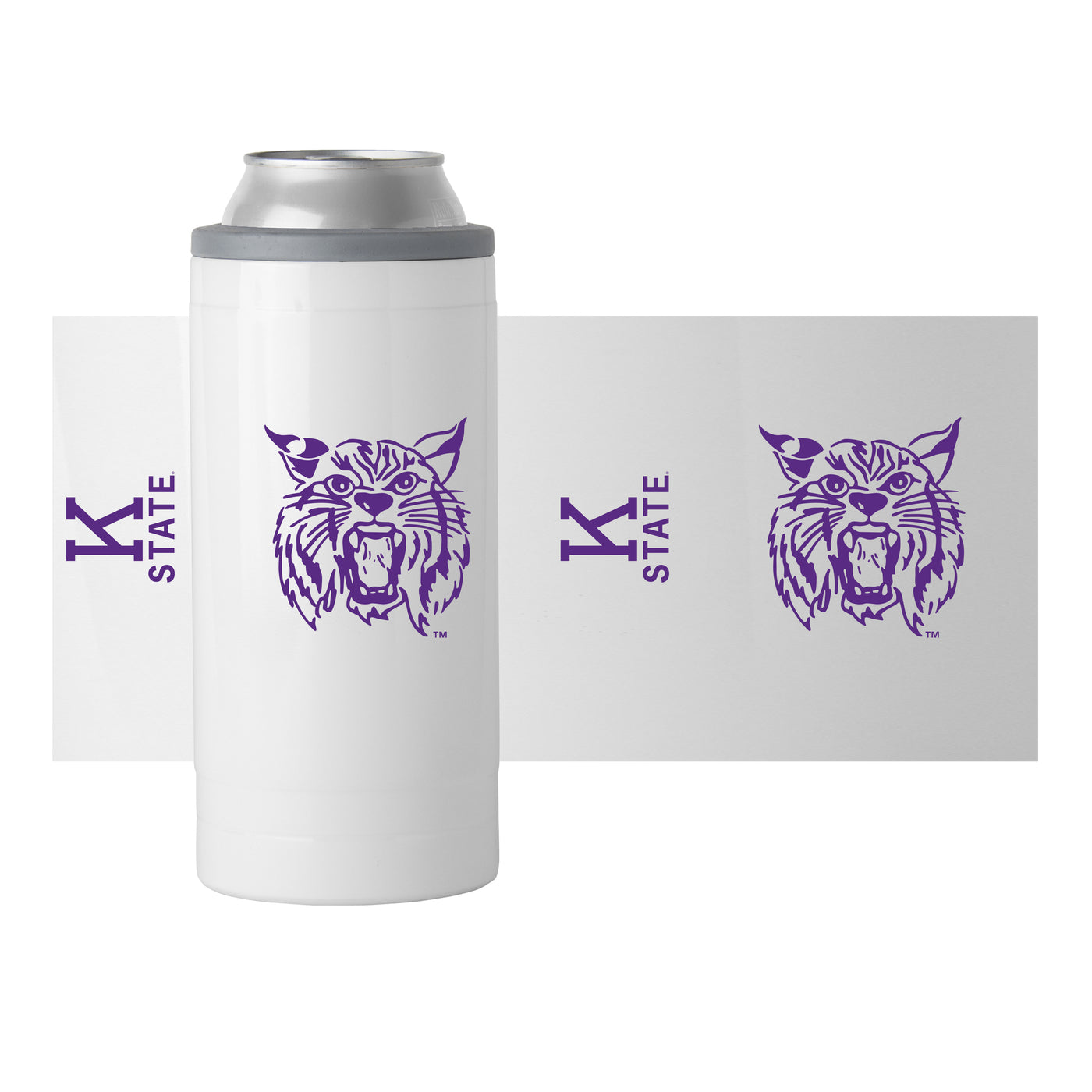 Kansas State Vault 12oz Gameday Slim Can Coolie