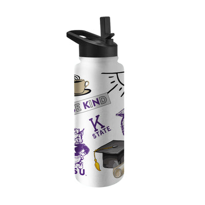 Kansas State Vault 34oz Native Quencher Bottle