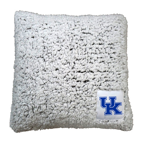 Kentucky Frosty Logo Brands throw pillow with cozy fabric and embroidered Kentucky Frosty design for decorative comfort.