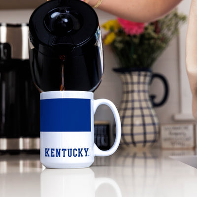 Kentucky 15oz Colorblock Sublimated Mug