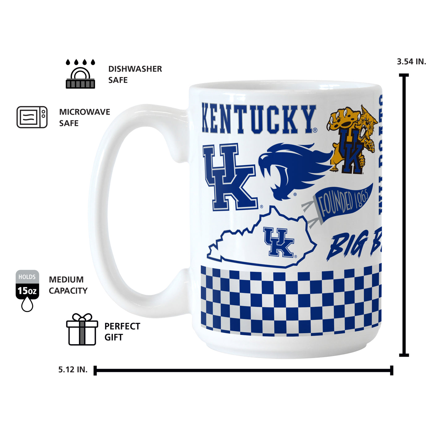 Kentucky 15oz Native Sublimated Mug