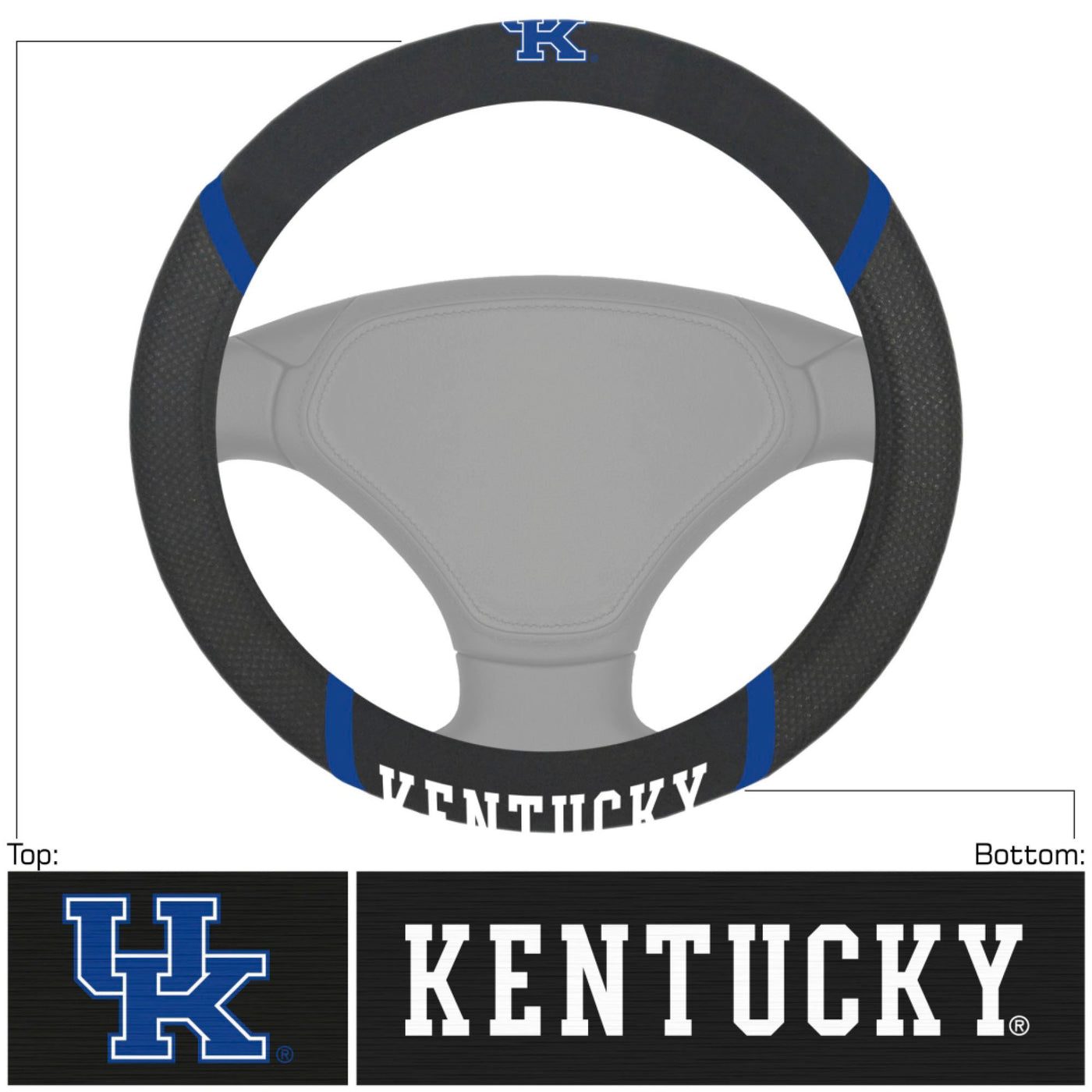 University of Kentucky Steering Wheel Cover