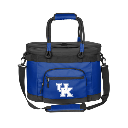 Kentucky 35 Can Flex Cooler by Logo Brands, insulated cooler bag with zippered top and adjustable shoulder strap.
