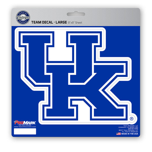 Large University of Kentucky decal featuring the UK logo, ideal for decorating laptops, water bottles, or walls.