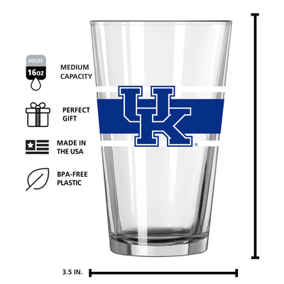 Kentucky 16oz Stripe Pint Glass