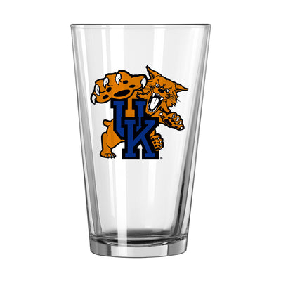 Kentucky Wildcat Logo 16oz Gameday Pint Glass