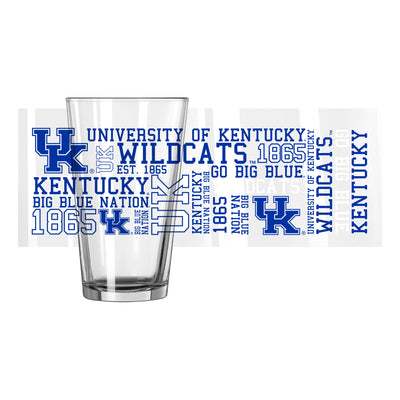 Kentucky 16oz Spirit Pint Glass