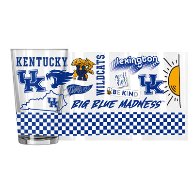 Kentucky 16oz Native Pint Glass