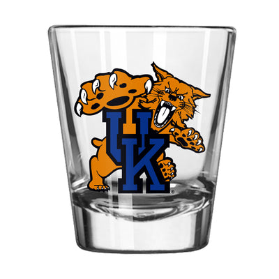 Kentucky Wildcat Logo 2oz Gameday Shot Glass