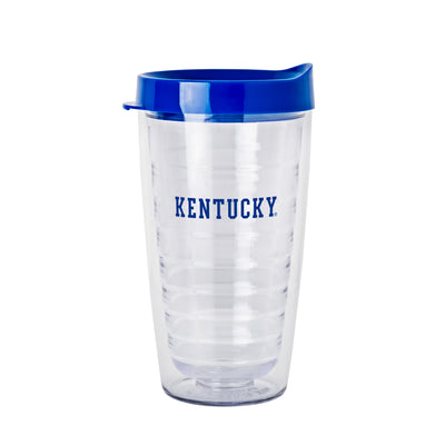 Kentucky 16oz Flipside Dbl Wall Clear Tumbler
