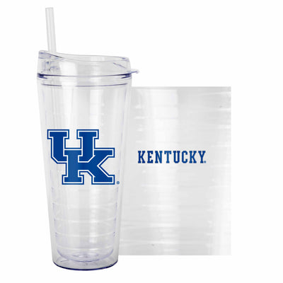 Kentucky 22oz Flipside Dbl Wall Clear Tumbler
