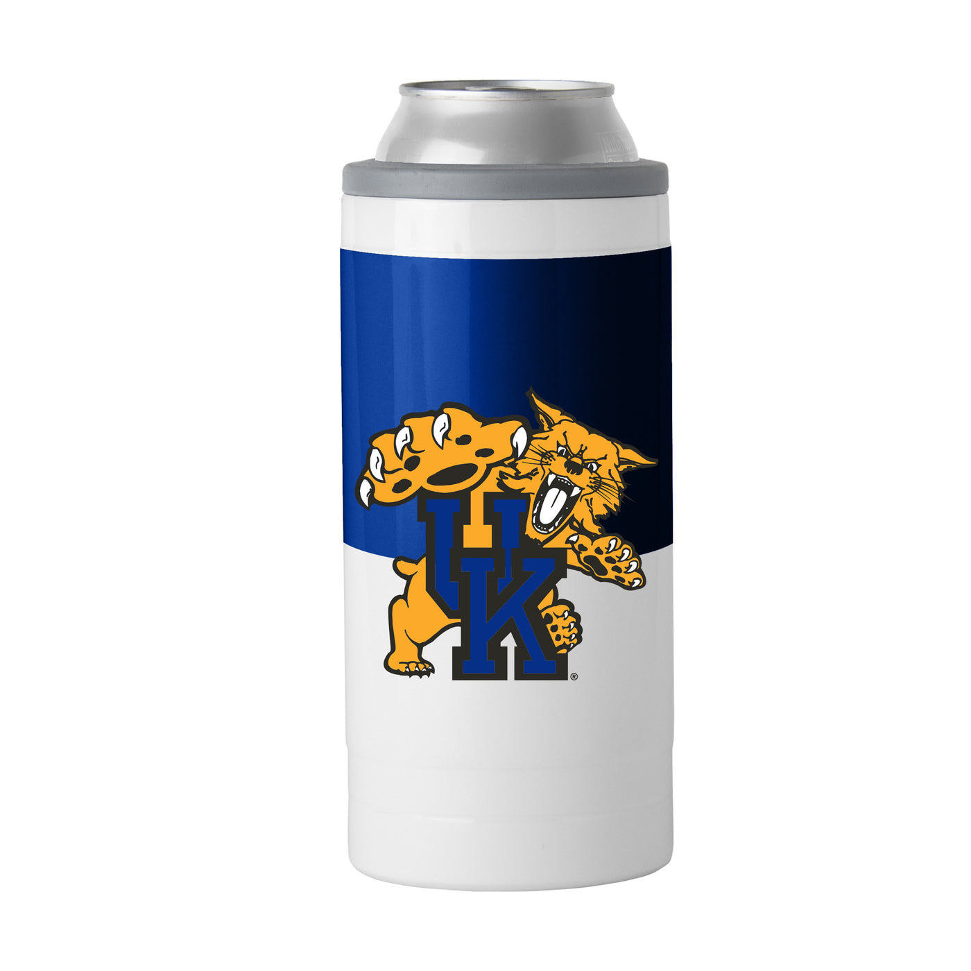 Kentucky 12oz Colorblock Slim Can Coolie - Logo Brands