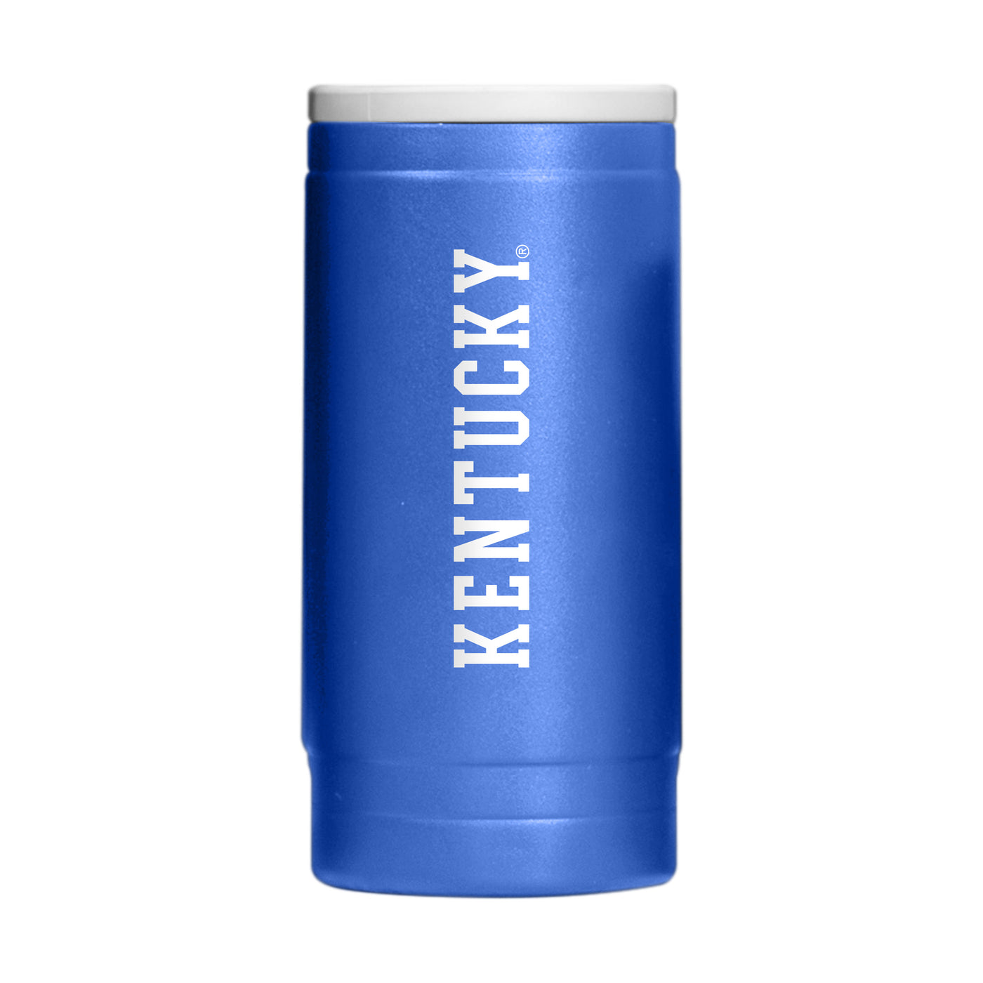 Kentucky 12oz Gameday Powder Coat Slim Can Coolie