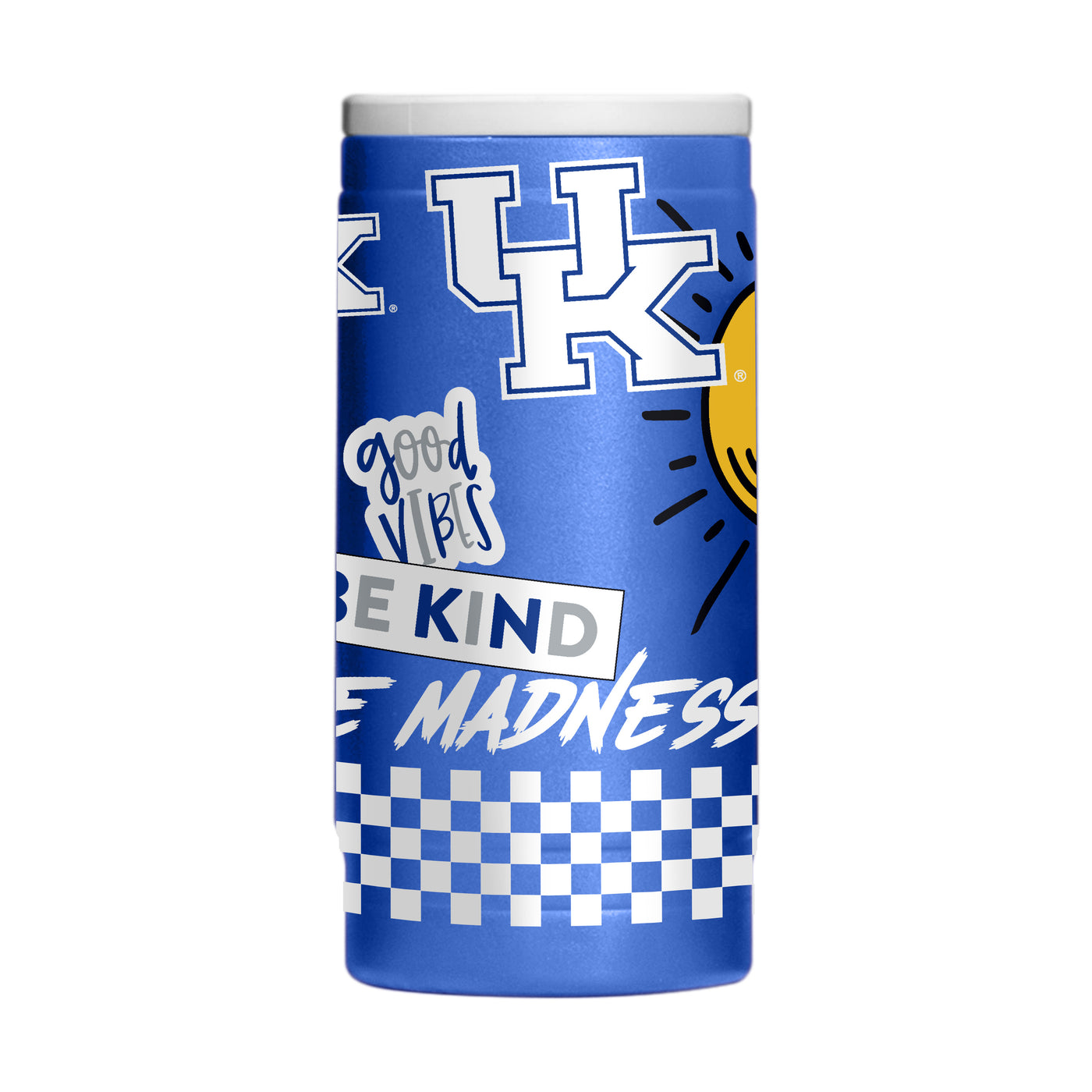 Kentucky 12oz Native Alternate Powdercoat SlimCan Coolie