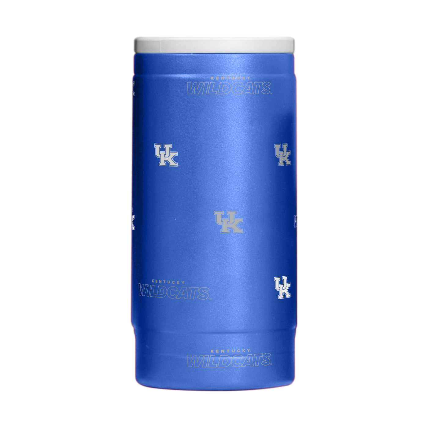 Kentucky 12oz Step And Repeat Powdercoat SlimCan Coolie
