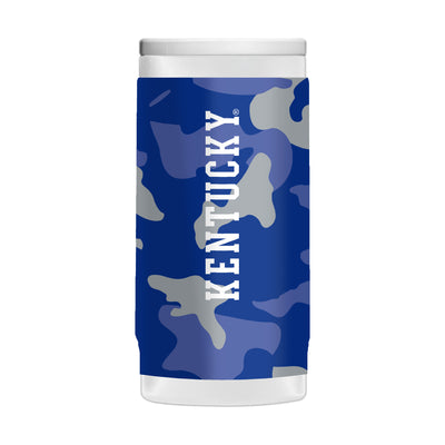 Kentucky 12oz Camo Powder Coat Slim Can Coolie