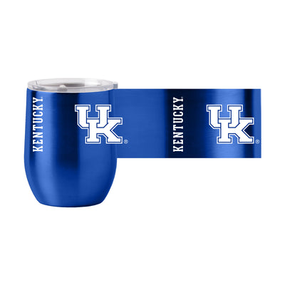 Kentucky 16oz Gameday Stainless Curved Beverage
