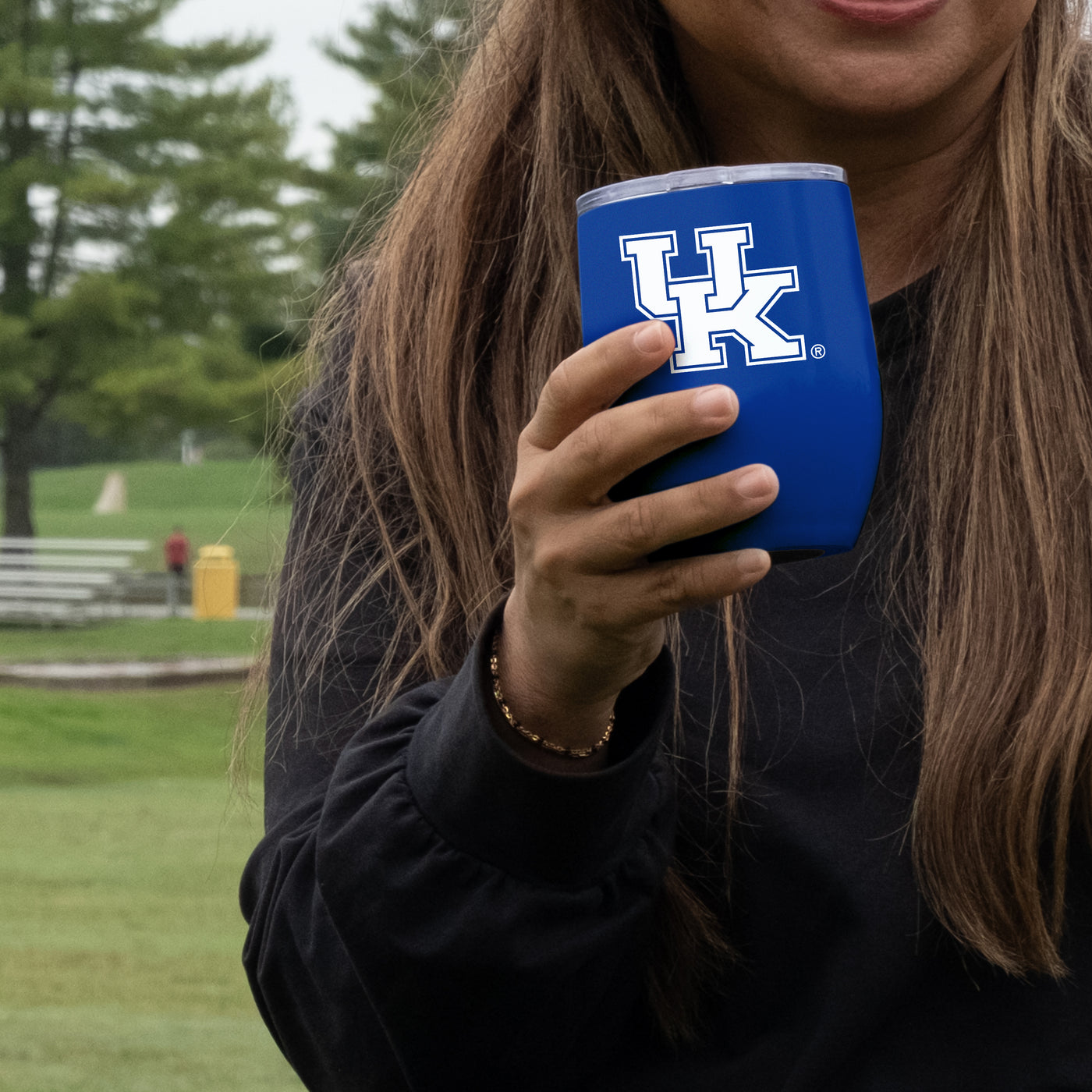 Kentucky 16oz Gameday Stainless Curved Beverage