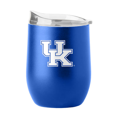 Kentucky 16oz Flipside Powder Coat Curved Beverage - Logo Brands