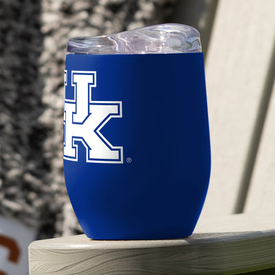 Kentucky 16oz Flipside Powder Coat Curved Beverage - Logo Brands