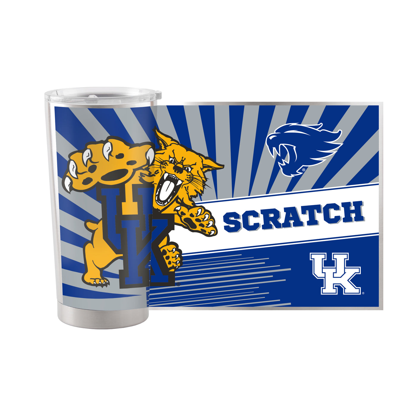 Kentucky 20oz Mascot Stainless Steel Tumbler