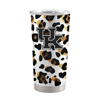 Kentucky 20oz Neutral Leopard Stainless Steel Tumbler