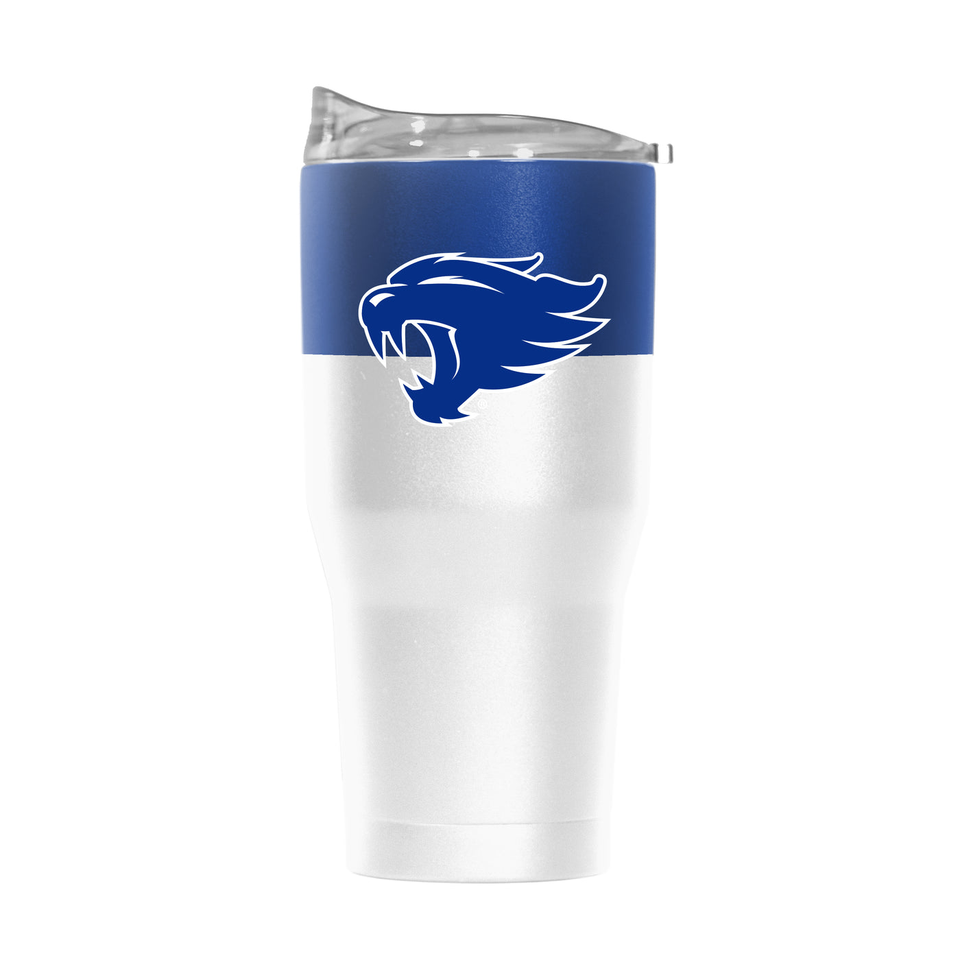Kentucky 30oz Colorblock White Powder Coat Tumbler