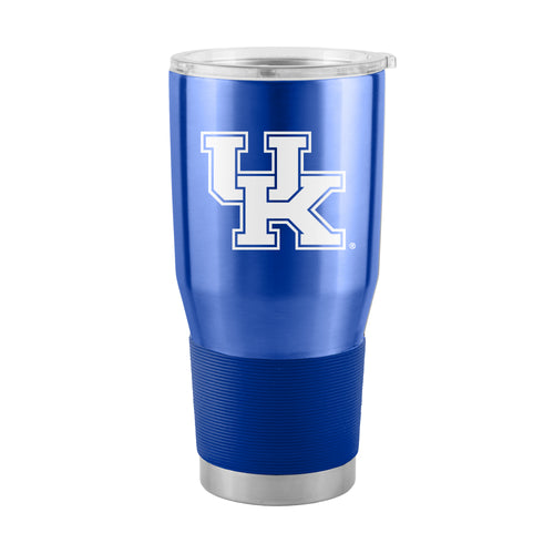 Kentucky 30oz Gameday stainless steel tumbler with team logo, durable drinkware for hot and cold beverages.