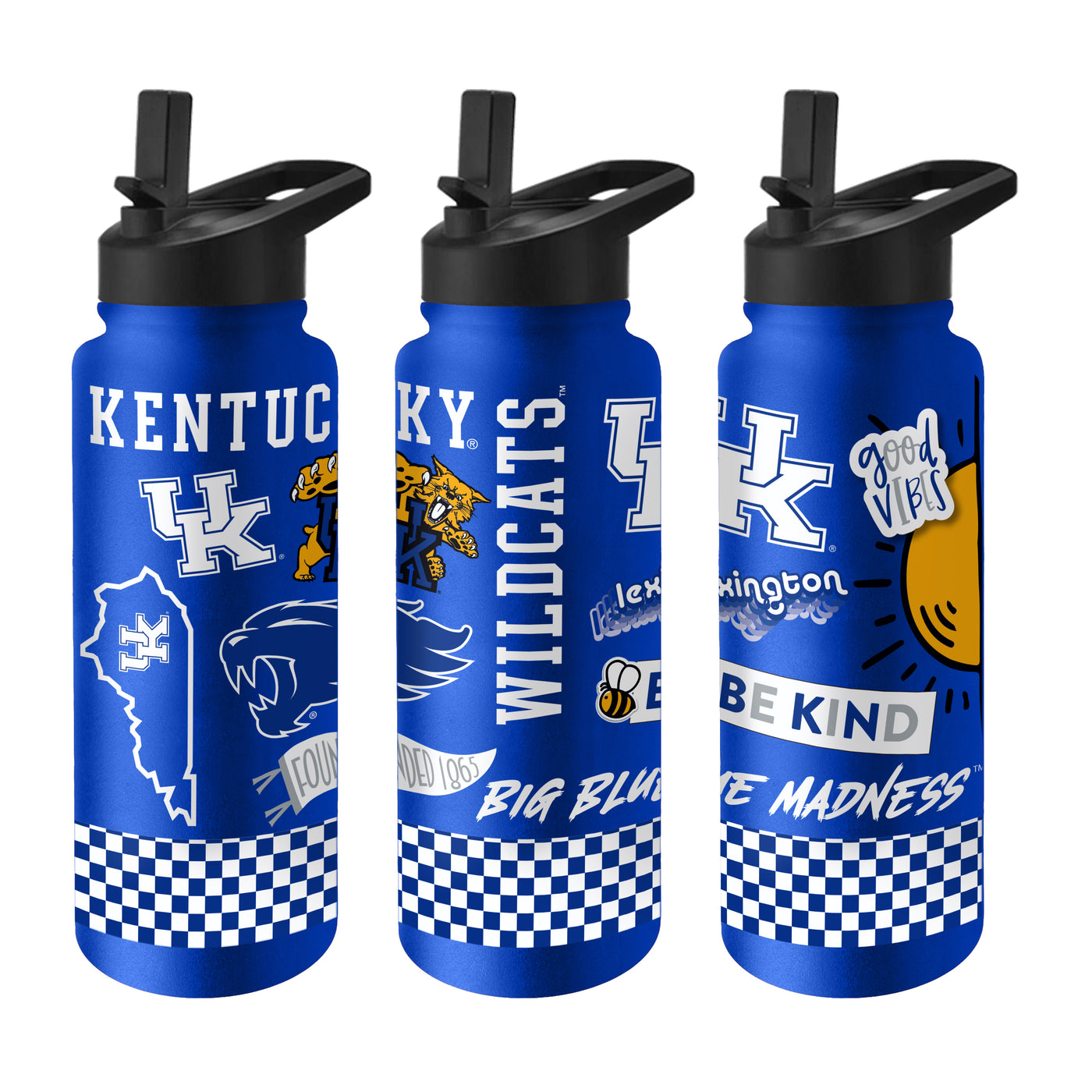 Kentucky 34oz Team Color Native Quencher Bottle