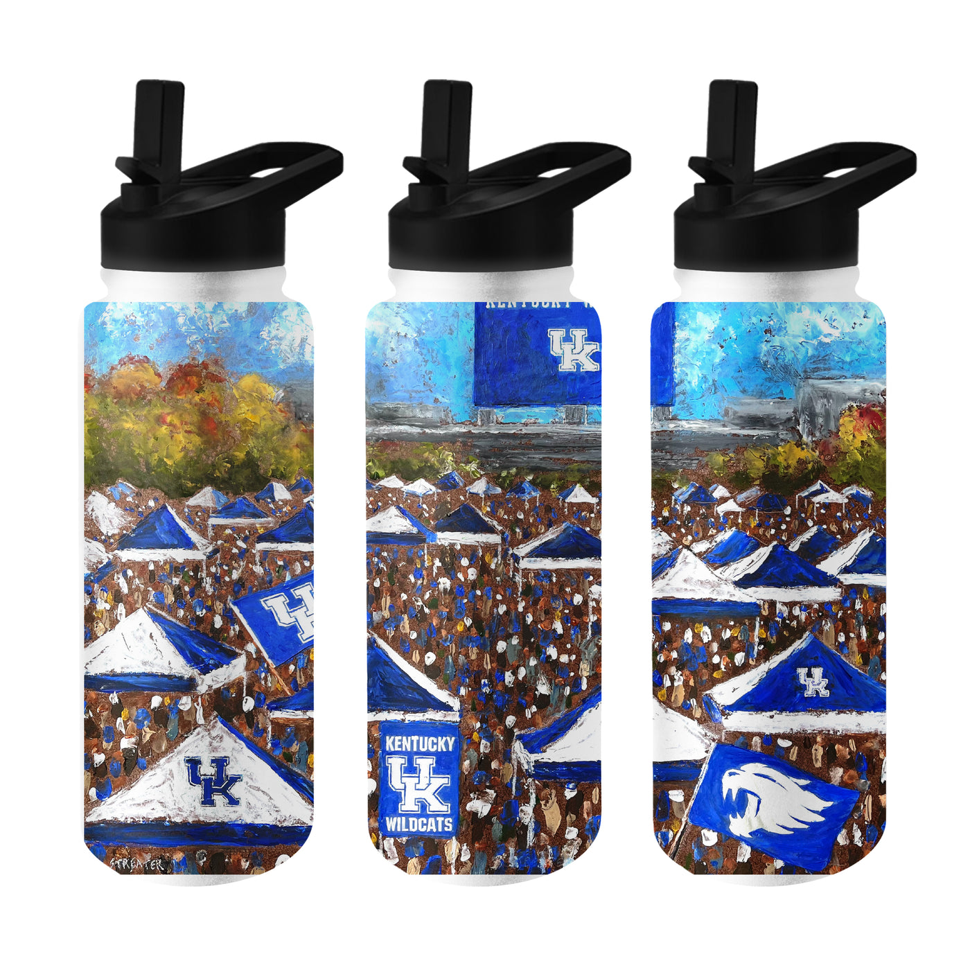 Kentucky 34oz Collector Quencher Bottle