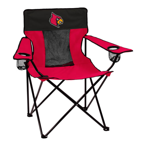 Louisville Elite Chair by Logo Brands, a stylish ergonomic furniture piece with a padded seat and backrest, shown in a modern setting.
