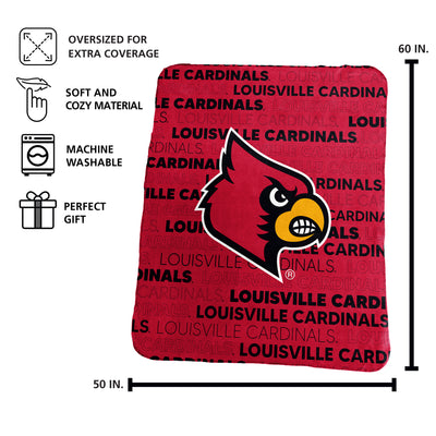Louisville Classic Fleece Throw