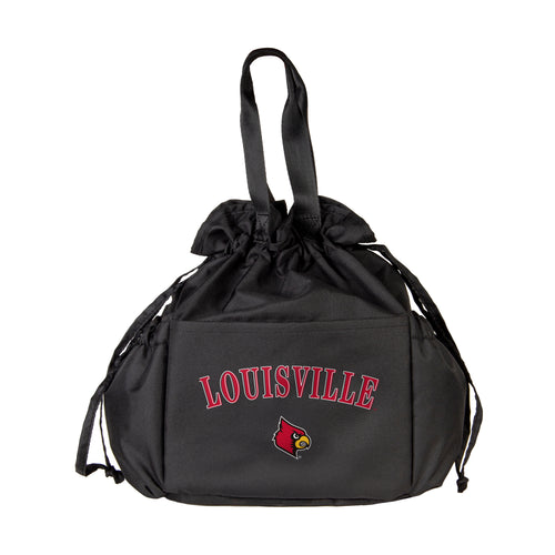 Louisville Drawstring Lunch Cooler Eco by Logo Brands, insulated cooler bag with drawstring closure and eco-friendly design.