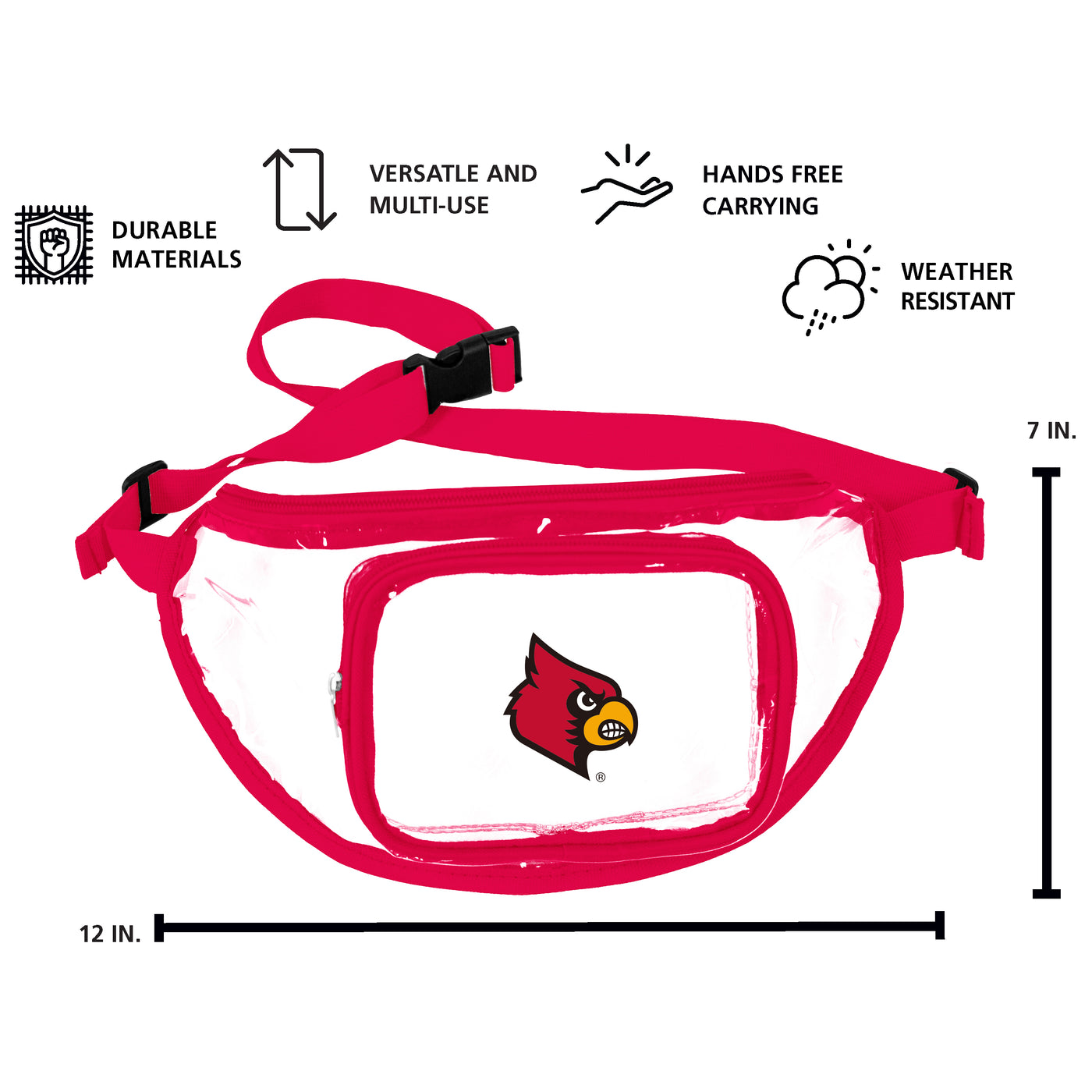 Louisville Clear Fanny Pack - Logo Brands
