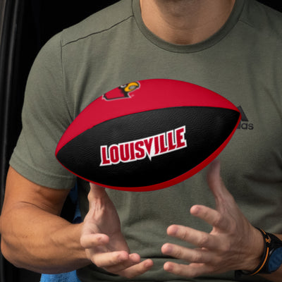 Louisville Pinwheel Junior Size Rubber Football