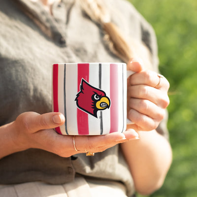 Louisville 16oz Brushstroke Stripe Mug